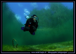 Diving the Fernsteinsee... :O)... by Michel Lonfat 
